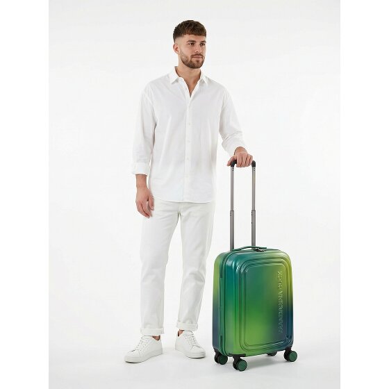 Mandarina Duck Logoduck + 4 roues Valise cabine 55 cm avec soufflet d'extension
