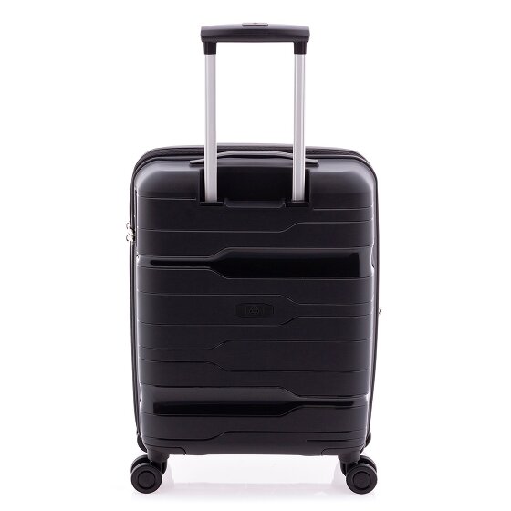 Gladiator 3800 4 roulettes Trolley de cabine 55 cm avec soufflet d'extension