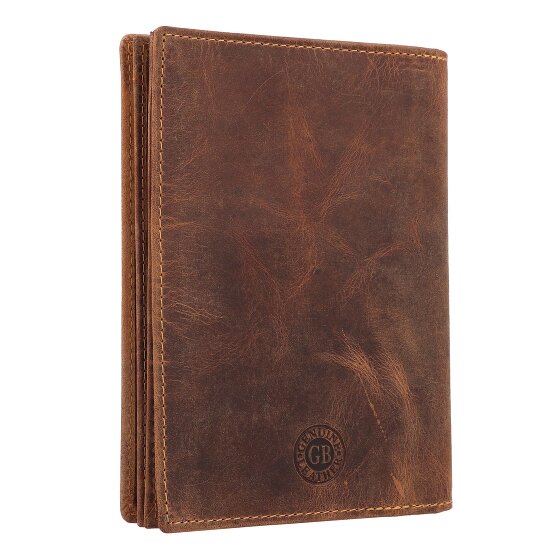 Greenburry Étui à documents vintage en cuir 12 cm