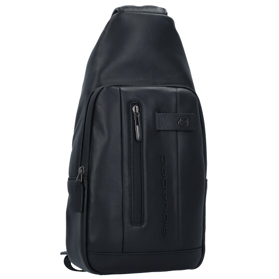Piquadro Urban sac à bandoulière en cuir 39 cm
