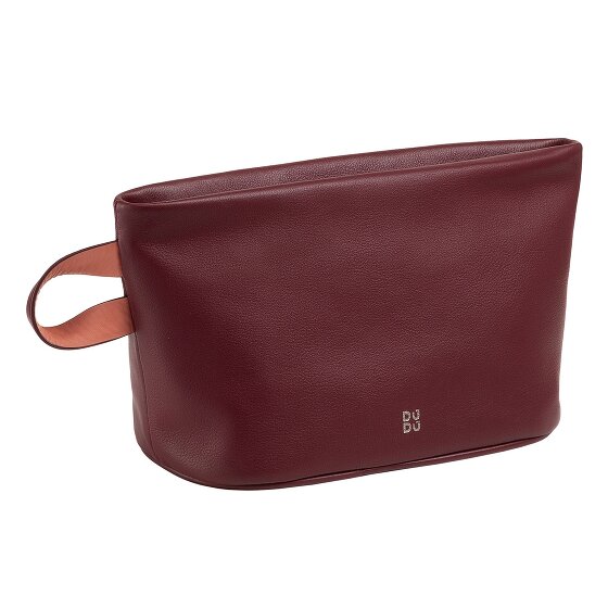 DuDu Fuerteventura Trousse de toilette Cuir véritable 28 cm