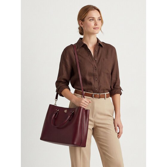 Lauren Ralph Lauren Marcy Sac à main Cuir véritable 37 cm