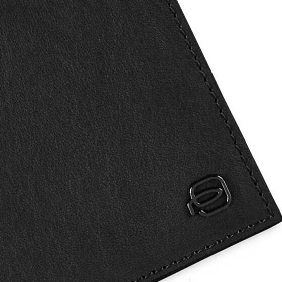 Piquadro Black Square Étui pour cartes de crédit Protection RFID Cuir 9 cm