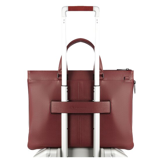 Piquadro Russel Attaché-case Protection RFID Cuir véritable 42 cm Compartiment ordinateur