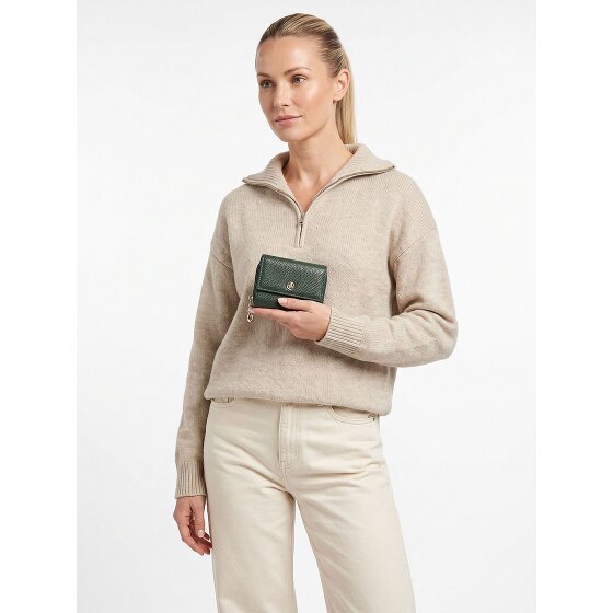 Esquire Alexandria Porte-monnaie Protection RFID Cuir véritable 10 cm