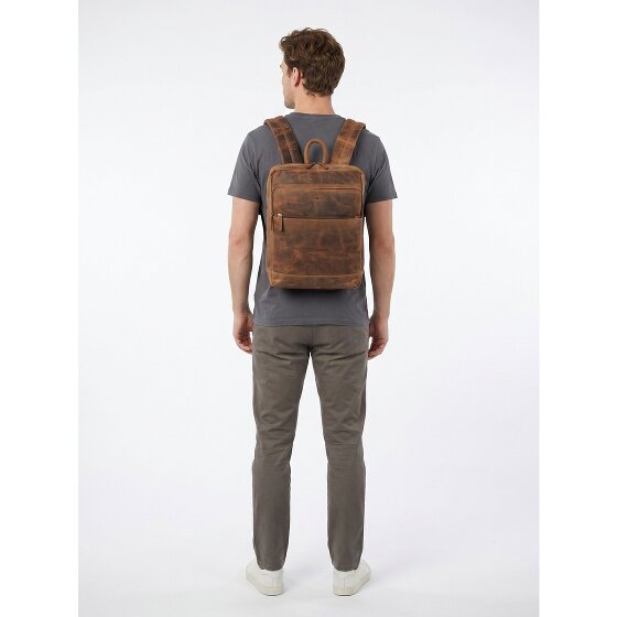 Greenburry Vintage Daypack Cuir 42 cm Compartiment pour ordinateur portable