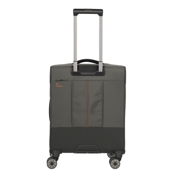 Travelite Crosslite 5.0 4 roulettes Trolley de cabine S 55 cm Compartiment pour ordinateur portable