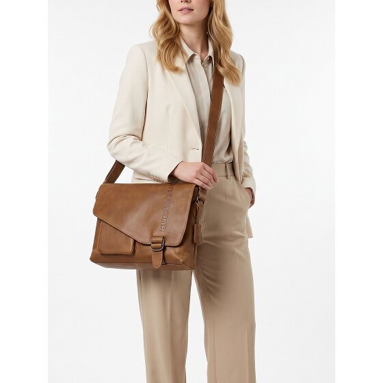 aunts & uncles Heritage Besace Cuir véritable 41.5 cm Compartiment ordinateur