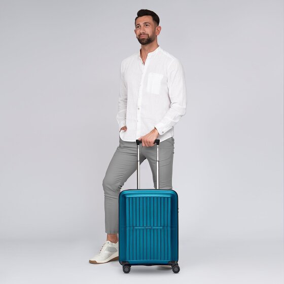 Pactastic Collection 01 4 roulettes Trolley de cabine S 55 cm avec soufflet d'extension