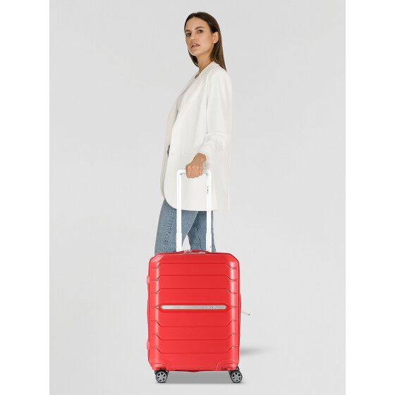 Samsonite Flux 4 roulettes Trolley de cabine 55 cm avec soufflet d'extension