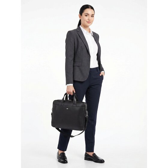 Braun Büffel Golf 3.0 Attaché-case Cuir véritable 40.5 cm Compartiment ordinateur