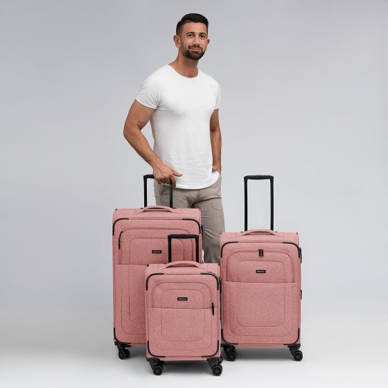 Redolz Essentials 12 THREE SET 4 roulettes Set de valises 3 pièces avec soufflet d'extension