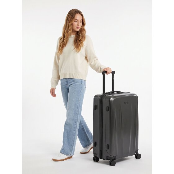 Police New York 4 roues Valise cabine L 72 cm avec soufflet d'extension