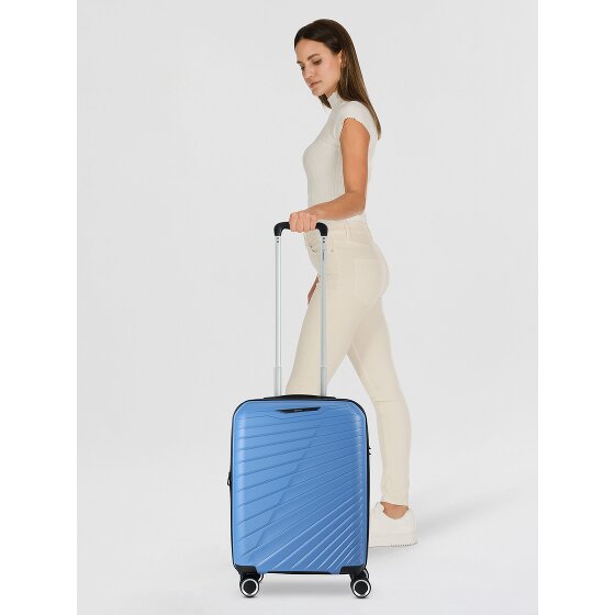 Benzi 5808 4 roulettes Trolley de cabine 55 cm avec soufflet d'extension