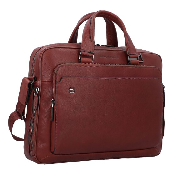 Piquadro Black Square Porte-documents en cuir 40 cm Compartiment pour ordinateur portable