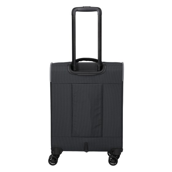 Travelite Corsiica 4 roulettes Trolley de cabine S 55 cm avec soufflet d'extension