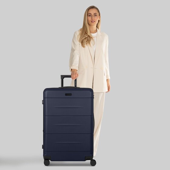 Police London 4 roues Valise cabine 74 cm avec soufflet d'extension