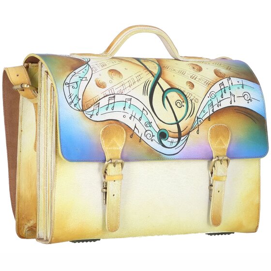 Greenland Nature Art+Craft Porte-documents en cuir 41 cm Compartiment pour ordinateur portable