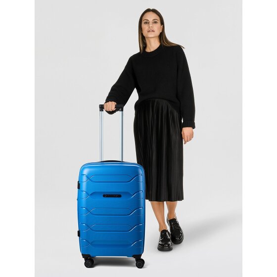 Polestream Strz by Asteroid 4 roulettes Trolley M 64 cm avec soufflet d'extension