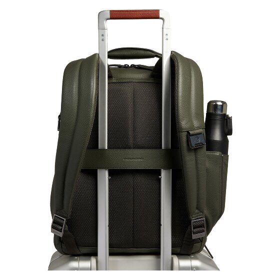 Piquadro Modus Special Sac à dos en cuir, 40 cm, compartiment pour ordinateur portable