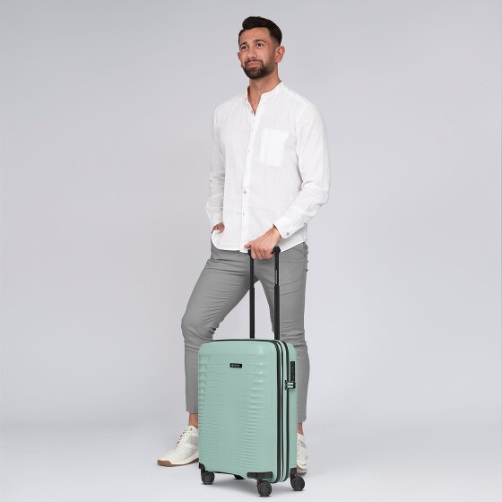 Farmhood Eco Edition 4 roulettes Trolley de cabine 55 cm avec soufflet d'extension