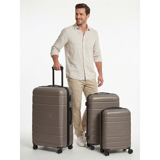 Redolz Essentials 11 4 roues Set de valises 3 pièces avec soufflet d'extension