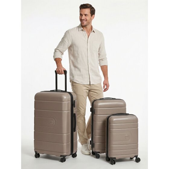 Redolz Essentials 11 4 roues Set de valises 3 pièces avec soufflet d'extension