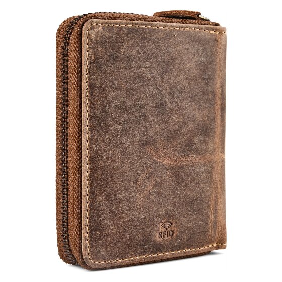 Greenburry Huntsman Porte-monnaie Protection RFID Cuir 10 cm
