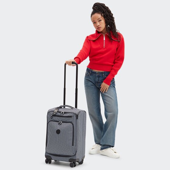 Kipling Basic Prt New Youri Spin 4 roulettes Trolley de cabine S 55 cm