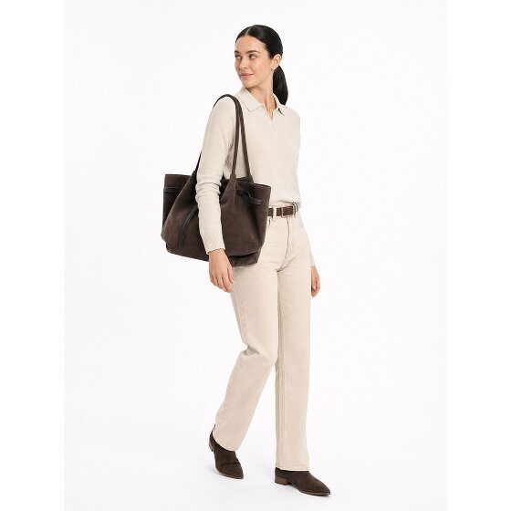LES VISIONNAIRES Bonnie Sac de shopper Cuir véritable 51 cm