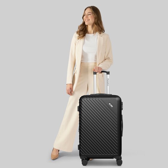 Check.In Paradise 2.0 4 roues Valise cabine M 68 cm avec soufflet d'extension
