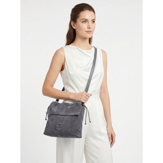 Coccinelle Lidia Sac à bandoulière Cuir véritable 34 cm