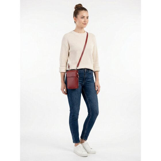 Golden Head Polo Pochette pour téléphone portable Cuir véritable 10.5 cm