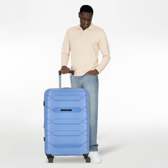 Polestream Strz by Asteroid 4 roulettes Trolley L 74 cm avec soufflet d'extension
