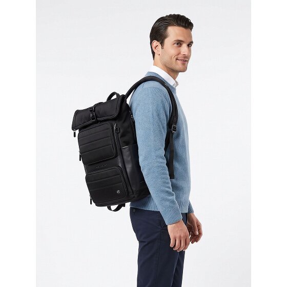 Piquadro Oberon Daypack Protection RFID 48 cm Compartiment ordinateur