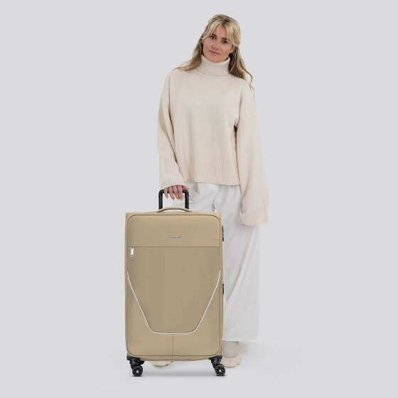 Stratic taska Trolley à 4 roulettes L 76 cm avec soufflet d'extension