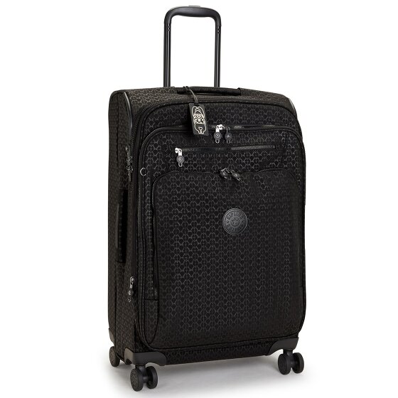 Kipling Basic Plus New Youri Spin 4 roulettes Trolley M 68 cm avec soufflet d'extension