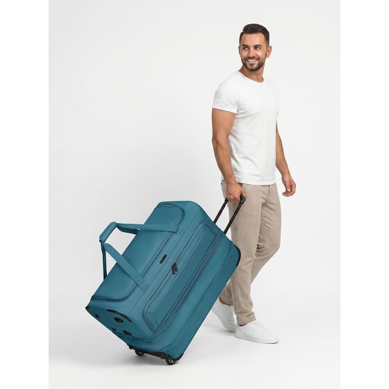 Redolz Sac de voyage Duffle Essentials à 2 roues, 70 cm de long, avec soufflet d'extension
