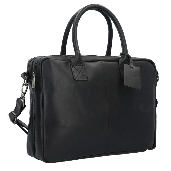 Burkely Porte-documents Vintage Taylor en cuir, 40 cm, compartiment pour ordinateur portable