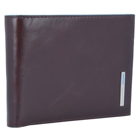 Piquadro Blue Square Porte-monnaie en cuir 12,5 cm