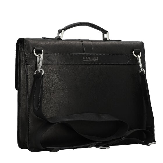 Leonhard Heyden Bergamo Porte-documents en cuir 38 cm Compartiment pour ordinateur portable