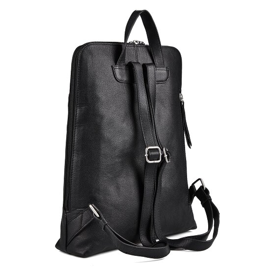 Jost Lysa Daypack Cuir véritable 36 cm Compartiment ordinateur