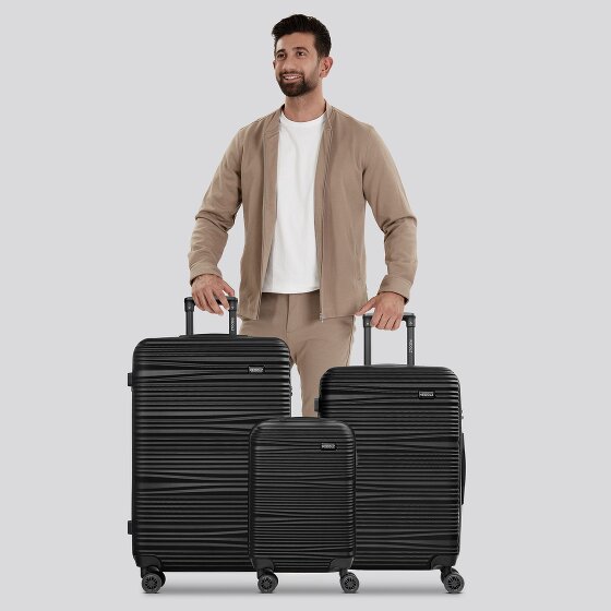 Redolz Essentials 16 3-SET 4 roues Set de valises 3 pièces