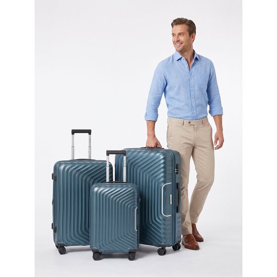 Redolz Essentials 01 4 roues Set de valises 3 pièces avec soufflet d'extension