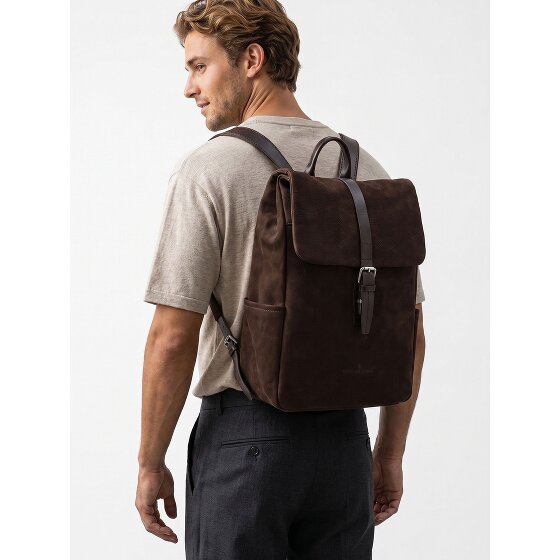 Castelijn & Beerens Veneto Daypack Protection RFID Cuir véritable 40 cm Compartiment ordinateur