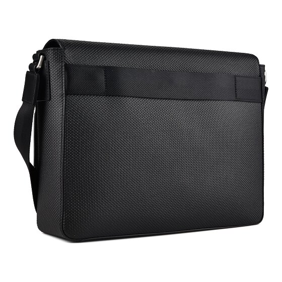 Lacoste Chantaco Porte-documents Messenger Cuir véritable 35 cm