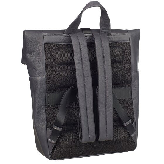 Leonhard Heyden Den Haag Sac à dos en cuir 40 cm pour ordinateur portable