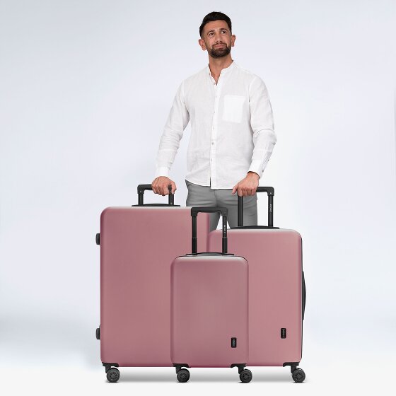 Redolz Essentials 09 3-SET 4 roulettes Set de valises 3 pièces