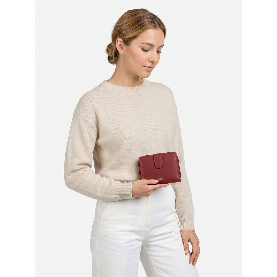 Golden Head Polo Porte-monnaie Protection RFID Cuir véritable 10.5 cm