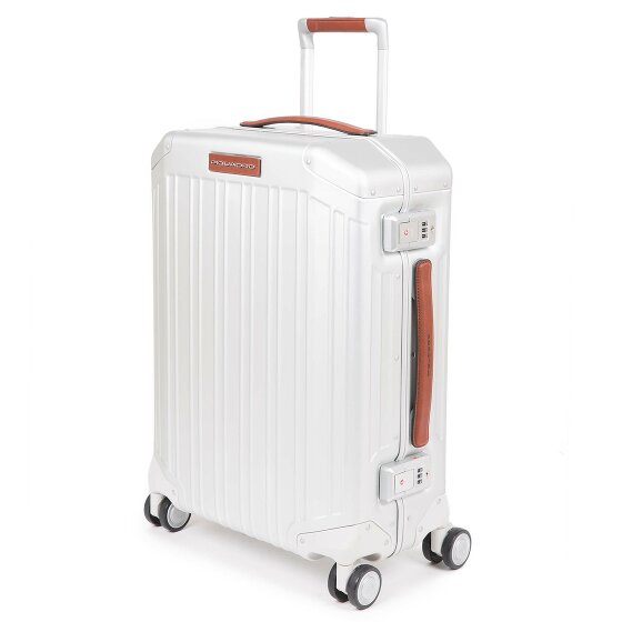 Piquadro Valise cabine en aluminium à 4 roues, 55 cm